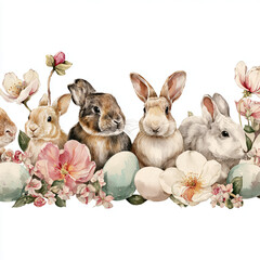 Easter design. Banner, web poster, flyer, stylish brochure, greeting card, cover. Spring Easter