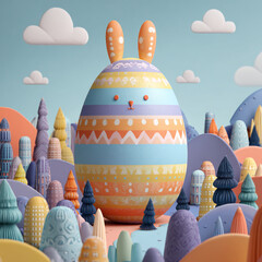 Easter design. Banner, web poster, flyer, stylish brochure, greeting card, cover. Spring Easter