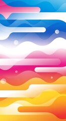 Obraz premium Vibrant Colorful Abstract Design.