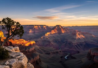 Fototapeta premium Grand Canyon Sunrise Viewpoint.