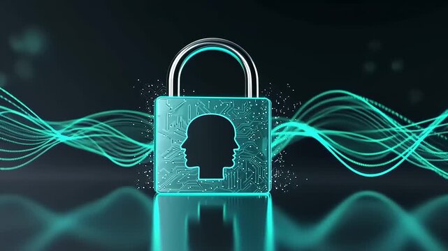 Digital lock symbolizing security and technology trends