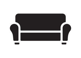 Sofa icon, Sofa solid vector design