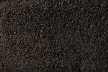 Pile of fresh soil as background, top view