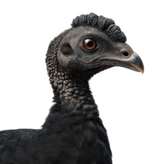 bare faced curassow png close up bird png wildlife bird png curassow png portrait bird png transparent background image