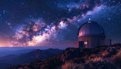 Observatory Under Milky Way