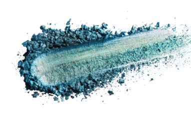 Abstract teal rod bursts, fragmented