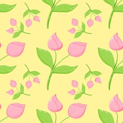 seamless pattern with flowers,pattern with fabric 