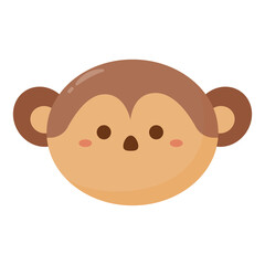 cartoon monkey vector illustration
