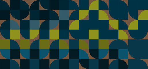 Abstract seamless geometric pattern with squares. Seamless vector background in retro style minimalist vector illustration eps 10