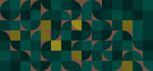 Abstract seamless geometric pattern with squares. Seamless vector background in retro style minimalist vector illustration eps 10