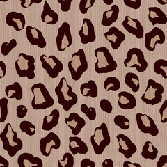 leopard pattern with texture effect in wide tones