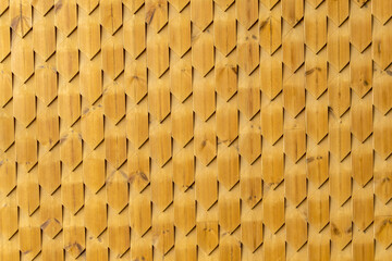 Geometric Wooden Facade Pattern with Natural Texture and Warm Symmetry