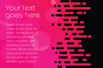 Abstract background with place holder for text