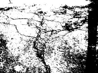 Black ink splat background. Overlay effect for graphic design artwork. Grunge texture. Dust, noise, scratches, grain.