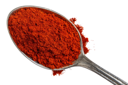 Red spice powder in a spoon (3)