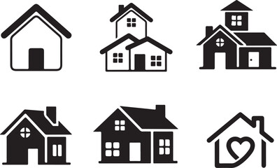Home icons set. Home icon vector. Home icon vector. Home icon vector