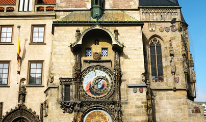 Old Clock Tower In Prague