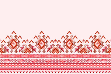 Ethnic geometric traditional seamless pattern. Native decorative Aztec style design for fabric, texture, interior, home decor, clothing, element, textile, ornaments, embroidery, wallpaper, background