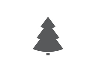 Christmas Tree Icon – Festive Holiday Symbol for Winter and New Year Designs