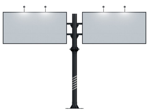 Billboard 3x6 T type orthogonal view