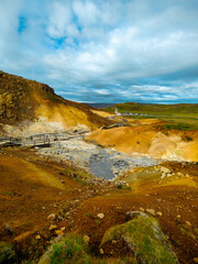 Seltun geothermal area in Iceland