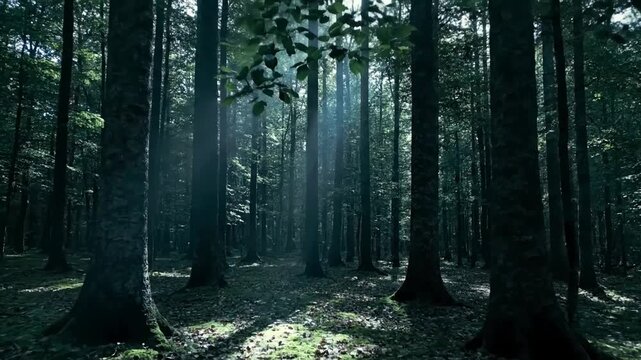 Forest Cool minimal cool forest; camera locked; export-ready loop; no private data; no faces; no trademarks scene 3