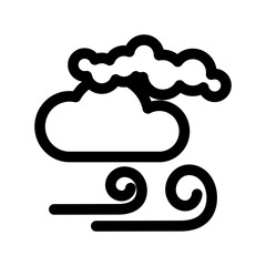 Windy icon design template SVG