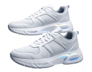  Surreal Floating Sneakers Isolated – Futuristic Footwear Design