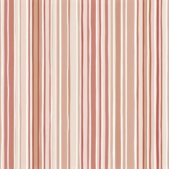 Obraz premium Vertical Pink and Beige Striped Pattern - Modern Minimalist Design.
