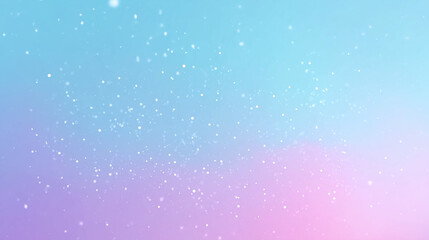 Gentle snowflakes slowly falling against a soft pastel winter background. Peaceful and dreamy seasonal atmosphere.