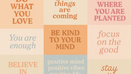 Inspirational motivational quote illustration