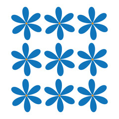 Seamless pattern with flowers