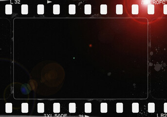Filmstrip Celestial Bodies – Cinematic Flare and Space Light Effects