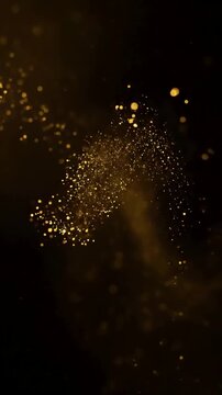 Particle Abstract spark mote drift scene 1