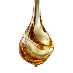 golden liquid droplet png viscous drop png amber droplet png macro liquid png fluid splash png transparent background image