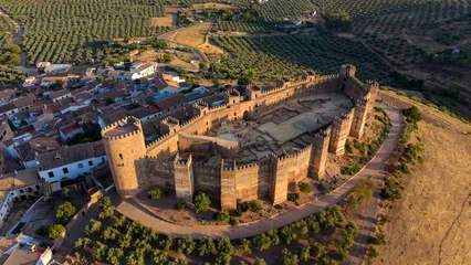 castillo de Burgalimar en el municipio de Baños de la Encina a vista de dron, España © Antonio ciero