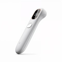 Digital thermometer isolated on pure white background