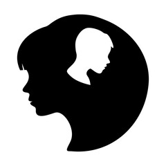 Loving mother holding her newborn baby