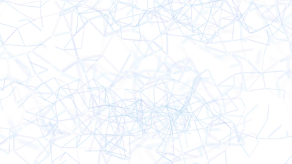 This abstract design features interconnected lines and dots, creating a network effect. Ideal for concepts like communication, data, and technol