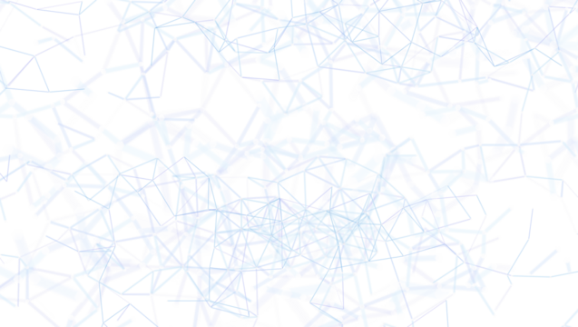 This abstract design features interconnected lines and dots, creating a network effect. Ideal for concepts like communication, data, and technol