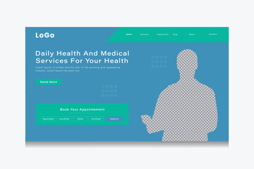 Daily health and medical services for your health Design Template