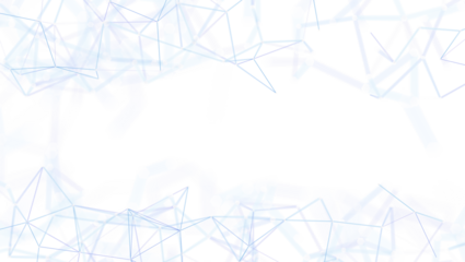 Abstract network design with a white background, perfect for technology, data, connections, and digital themes. A clean and modern illustration