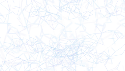 Modern abstract illustration of a digital network with geometric shapes and lines, evoking concepts of connection, technology, and communication