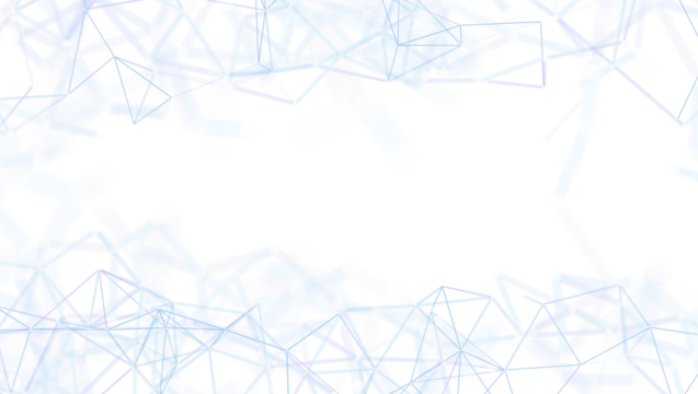 Geometric network on white background. Abstract technology and modern background. Blue polygonal design for digital and business design. Empty s