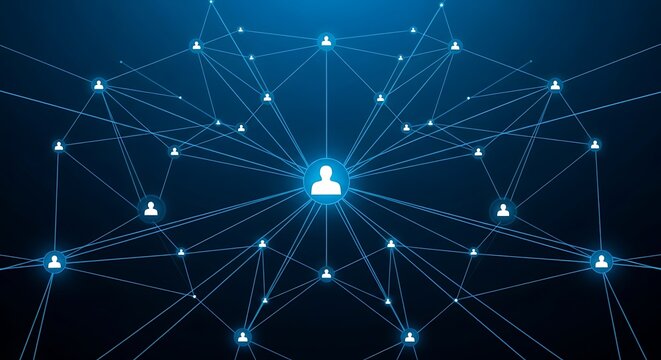 Network communication with connections between users for social interaction online services