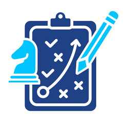 Planning Strategy Simple Vector Icon Collection
