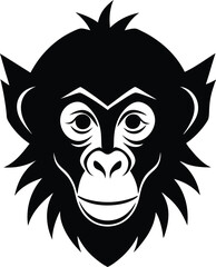 Cartoon wild cat or tiger animal head vector illustration symbol design for a tattoo or mascot