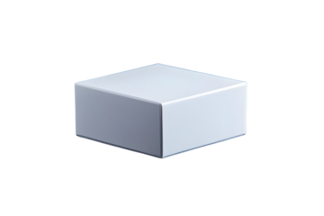 AI Image A pristine white cube floats against an endless void, a study in minimalist elegance,