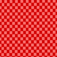 Seamless vector illustration of a vintage red and white checkered gingham pattern for a retro picnic tablecloth design