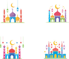 Obraz premium vector illustration of an orthodox church